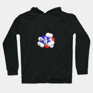 Caffeine Molecule Chemistry Hoodie